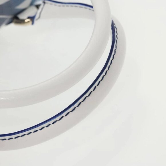 FENDI Zucca Canvas Hand Bag Blue Gold Auth 97002AV - Picture 9 of 15